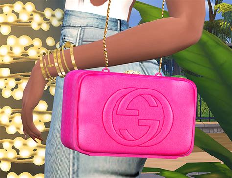 cc logo purse|purses cc sims 4.